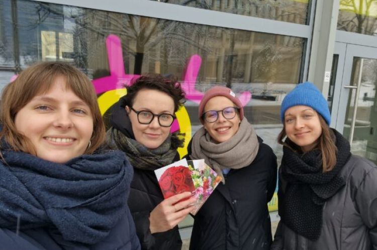 Akcija //  Nuotr. Lietuvos žmogaus teisių centro