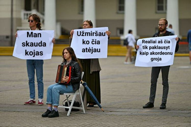 Protestas // Organizatorių nuotr.