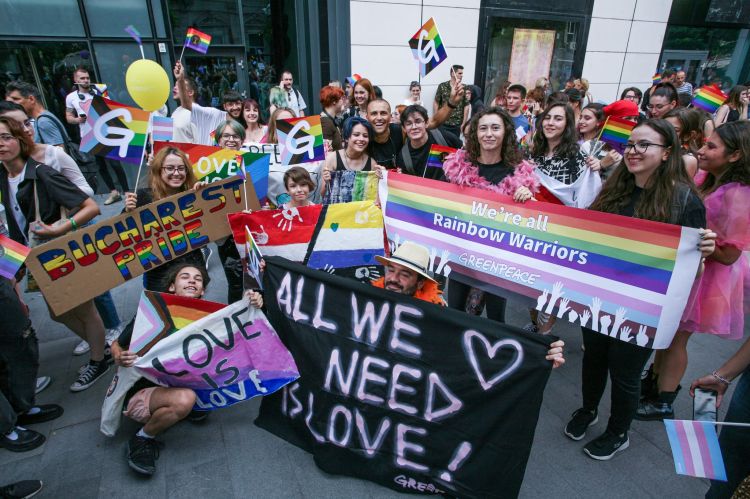 Bucharešto Pride 2022 // Nuotr. iš facebook Greenpeace Romania paskyros