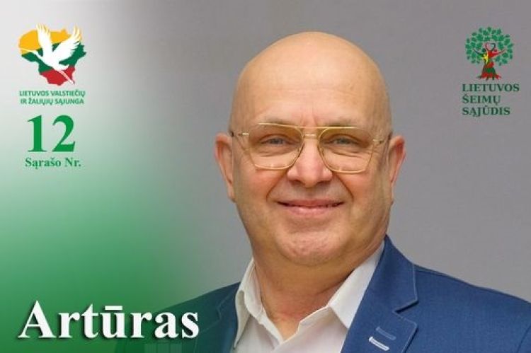 Artūras Orlauskas // LVŽS parengtas rinkimų plakatas