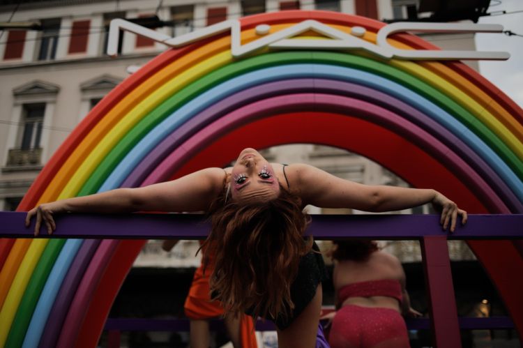 Atėnų Pride // Nuotr. iš Victoras Antonopoulos Facebook paskyros