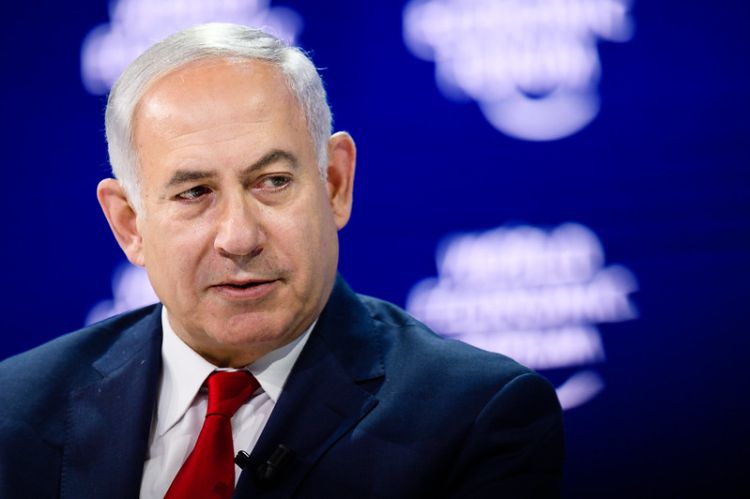 Benjaminas Netanyahu // Nuotr. World Economic Forum / Manuel Lopez