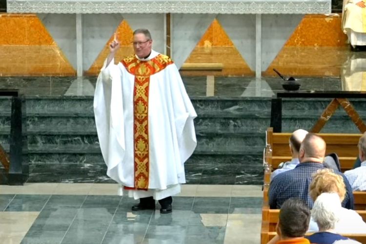 Kunigas // Blessed Sacrament Parish/YouTube