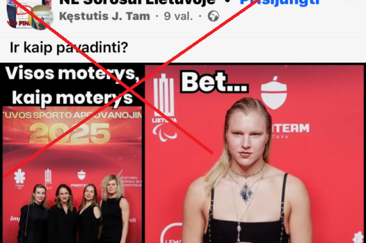 Dezinformacija // Nuotrauka iš Facebook