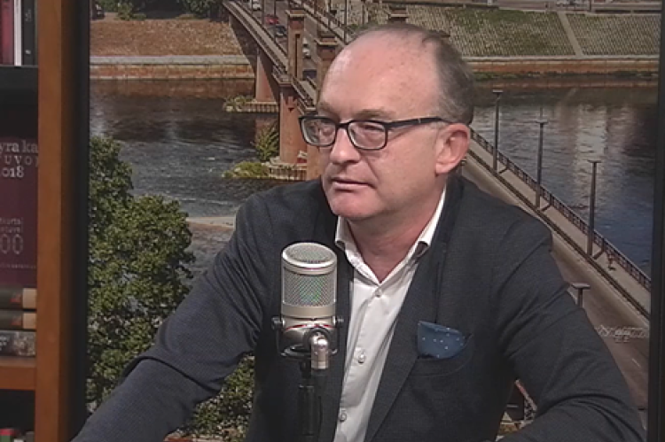 Frederikas Jansonas // Stop kadras iš Žinių radijo laidos