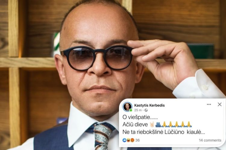 Kastytis Kerbedis ir jo komentaras // Nuotr. panaudotas stop kadras iš youtube