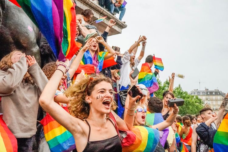 LGBTQ+ eitynės // Nuotr. Norbu GYACHUNG