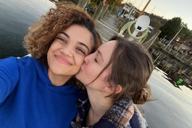 Laurie Hernandez ir Charlotte Drury // Nuotr. iš Instagram paskyros