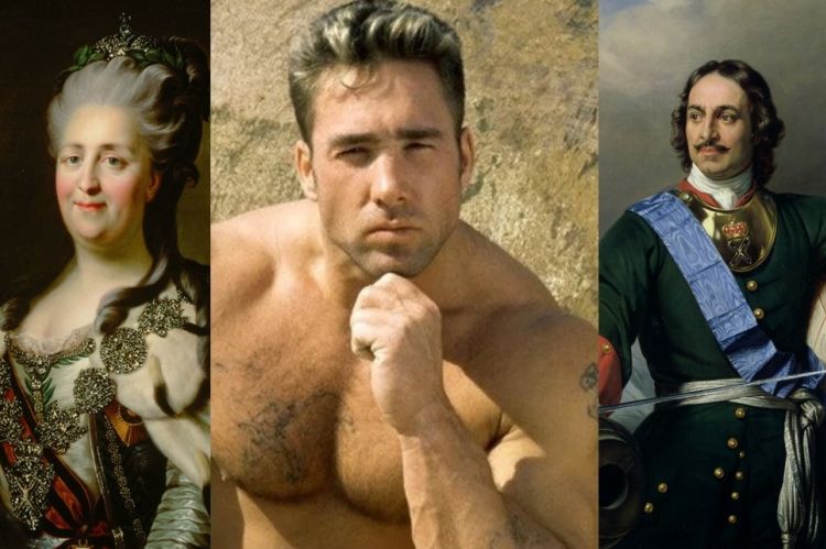 Jekaterina II, Billy Herrington ir Petras I