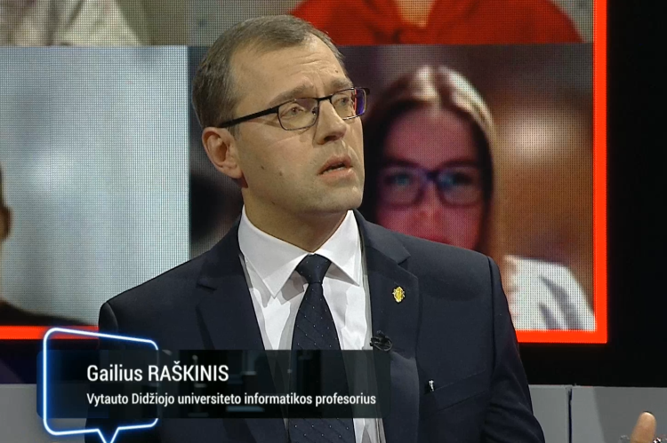 Profesorius Gailius Raškinis // LRT laidos "Lietuva kalba" stop kadras