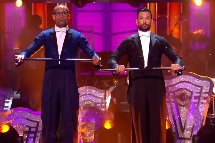 „Strictly Come Dancing“  laidos stop kadras