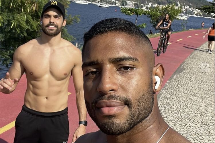 Joao Lucasu Reisu da Silva (dešinėje) ir jo draugas // Nuotr. Instagram