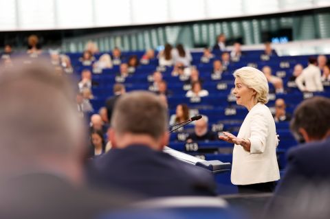 Ursula von der Leyen // Nuotr. Mathieu CUGNOT / Europos Sąjunga