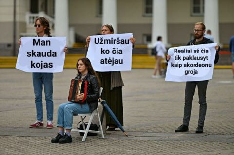 Protestas // Organizatorių nuotr.