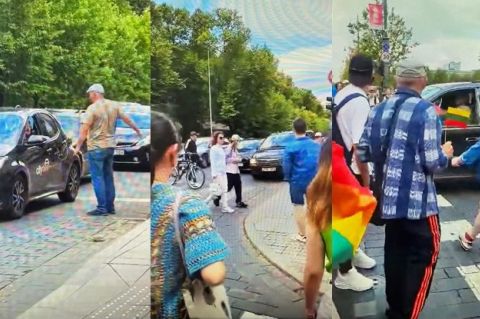 Stop kadrai iš Vilnius Pride incidentą fiksavusių video