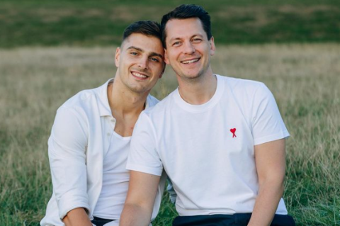 Lucas Krzikalla su draugu // Nuotr. iš lucaskrzikalla Instagram paskyros