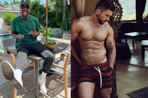 Karamo Brown ir Carlos Mebel // Nuotr. iš Instagram