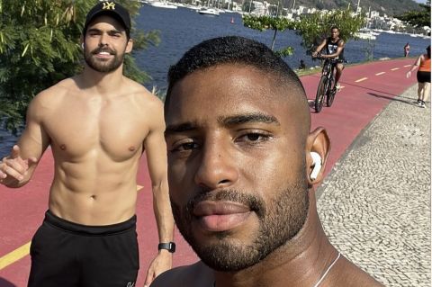 Joao Lucasu Reisu da Silva (dešinėje) ir jo draugas // Nuotr. Instagram