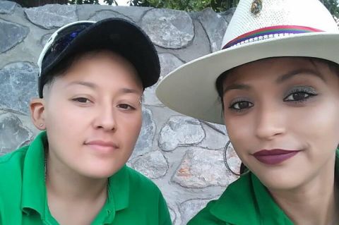 Yulizsa Ramírez and Nohemí Medina Martínez // Nuotr. iš Facebook