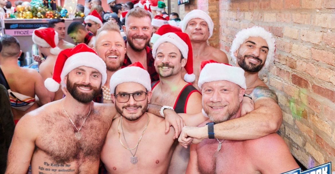 „Santa Speedo Run“ // Nuotr. iš sidetrackchicago.com
