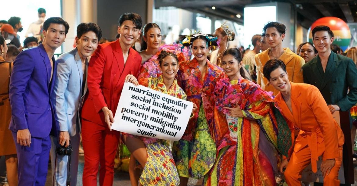 Bankok Pride // Nuotr. iš Supranational Thailand Facebook paskyros