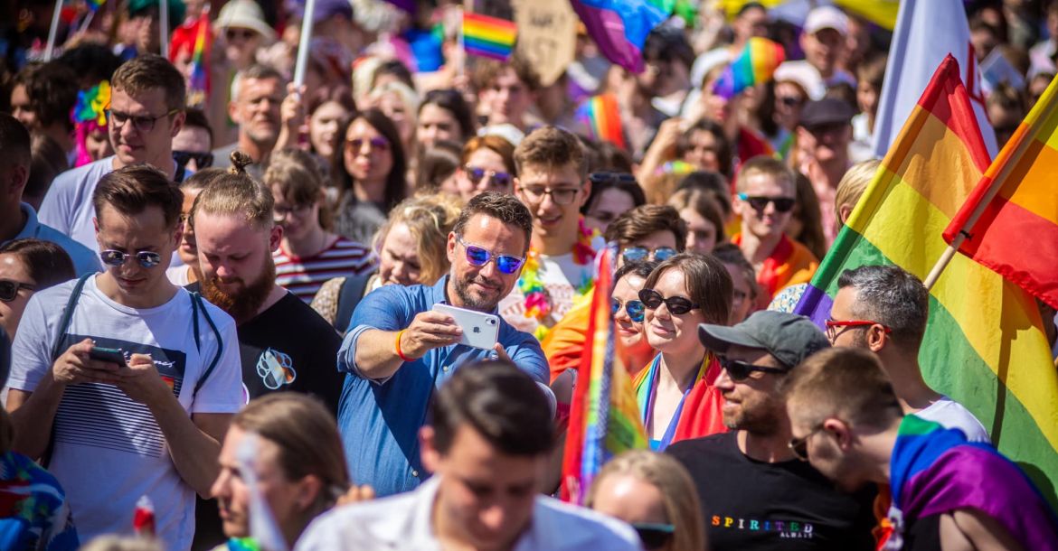 Varšuva Pride 2022 // Nuotr. iš Rafał Trzaskowski Facebook paskyros