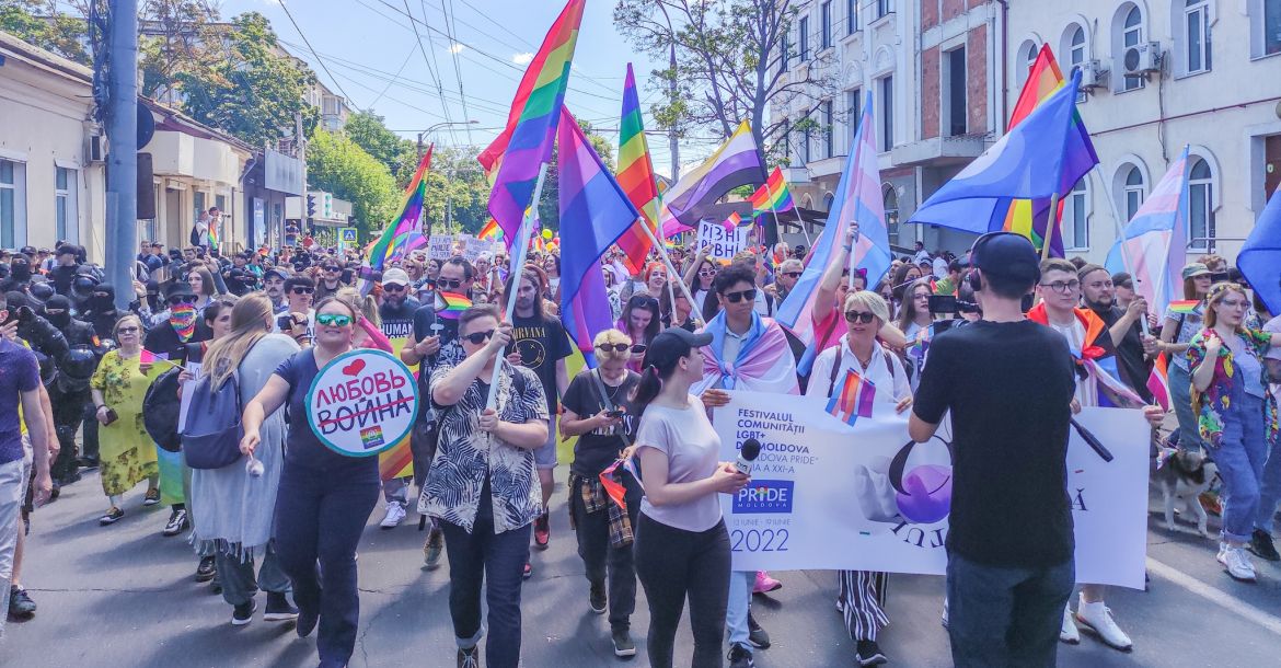 Moldova Pride 2022 // Nuotr. iš Centrul GDM facebook paskyros