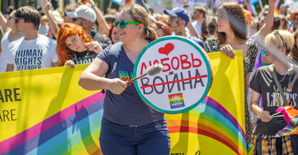 Moldova Pride 2022 // Nuotr. iš Centrul GDM facebook paskyros