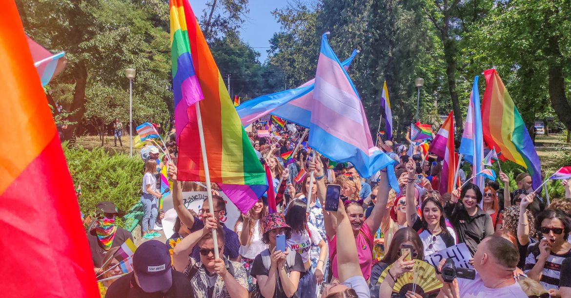Moldova Pride 2022 // Nuotr. iš Centrul GDM facebook paskyros