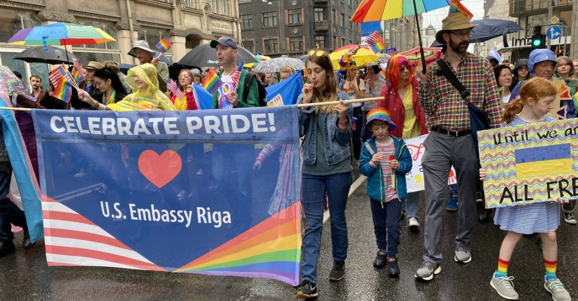 Riga Pride // Nuotr. iš Jungtinių Amerikos Valstijų ambasados Taline Facebook paskyros