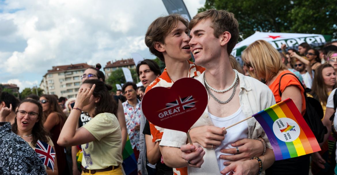 Sofija Pride 2022 // Nuotr. iš @sofiaprideparade Facebook paskyros