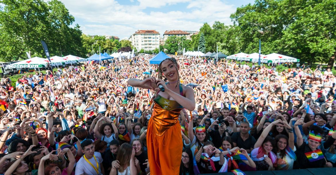 Sofija Pride 2022 // Nuotr. iš @sofiaprideparade Facebook paskyros