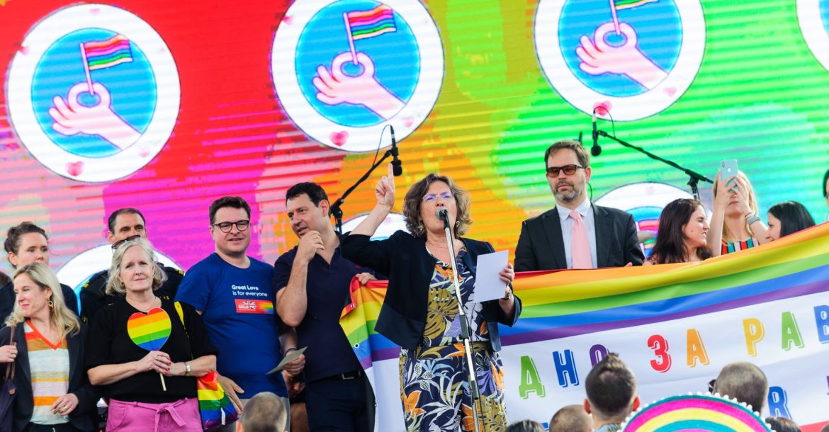 Sofija Pride 2022 // Nuotr. iš @sofiaprideparade Facebook paskyros
