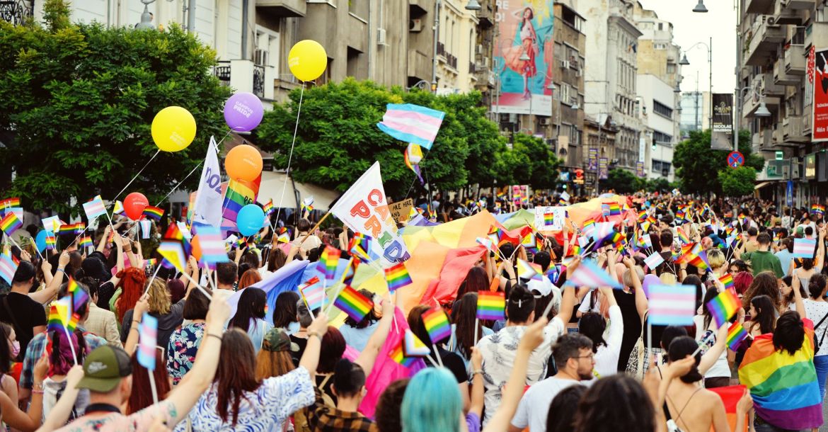 Bucharešto Pride 2022 // Nuotr. iš facebook Marius Sabau paskyros