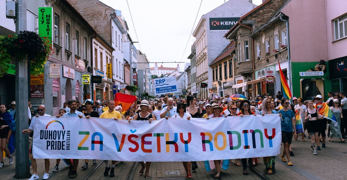 Bratislava Pride 2022 // Nuotr. iŠ Duhovy PRIDE Bratislava Facebook paskyros