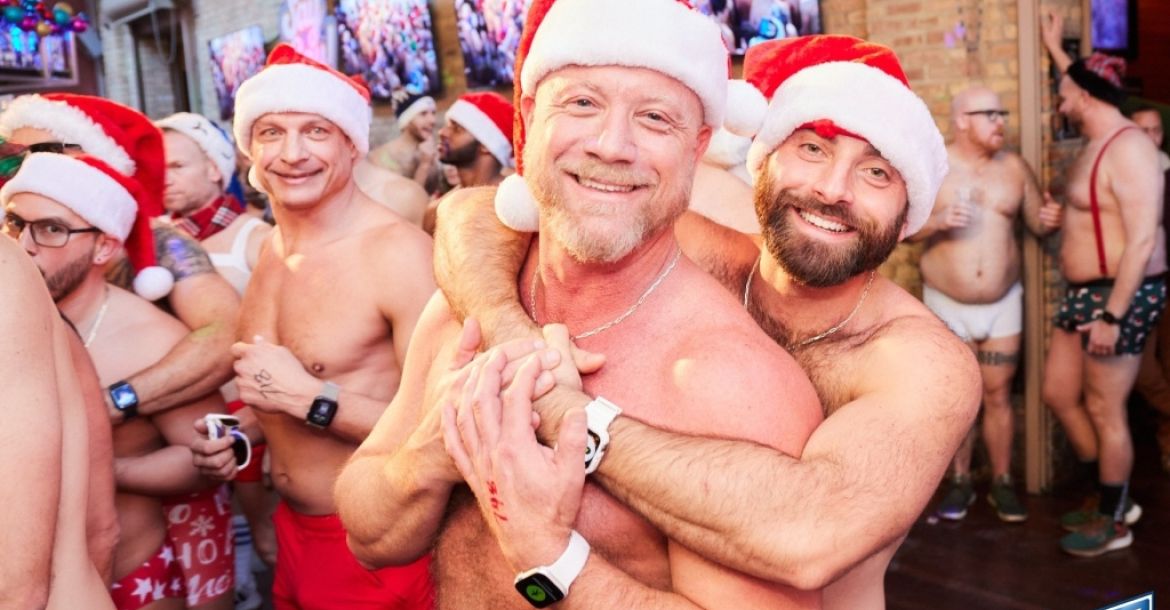 „Santa Speedo Run“ // Nuotr. iš sidetrackchicago.com