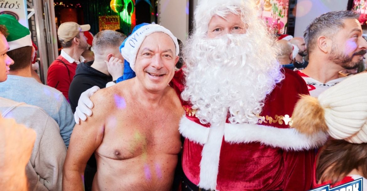 „Santa Speedo Run“ // Nuotr. iš sidetrackchicago.com