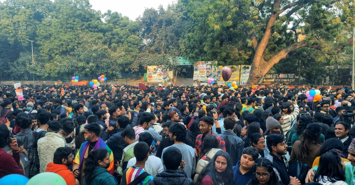 Delhi Pride // Nuotr. iš @BanarasWallah Twitter paskyros