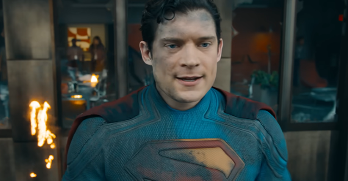 Filmo Superman anonso stop kadras