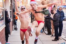 „Santa Speedo Run“ // Nuotr. iš sidetrackchicago.com